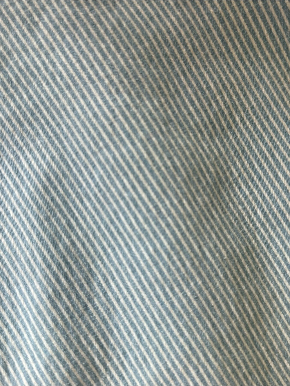 Catherines 28W Blue White Striped Wide Leg Pull On Pants - Picture 5 of 7